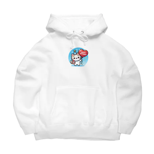 ハピバ　にゃんだふるきゃっつ Big Hoodie