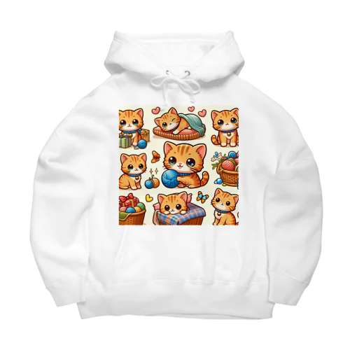 ねこニコばん Big Hoodie