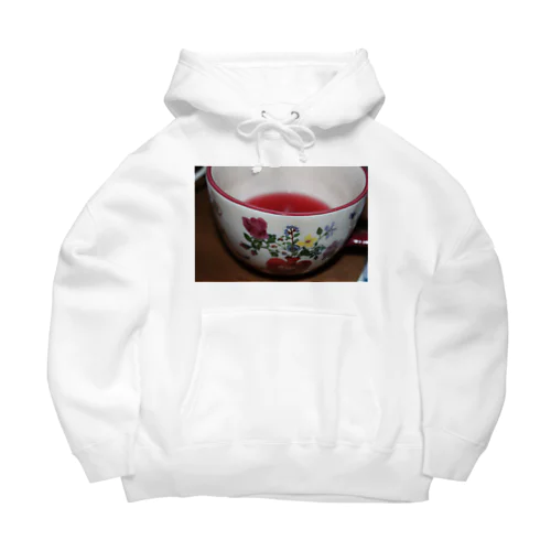 ローズティーフラワー Big Hoodie