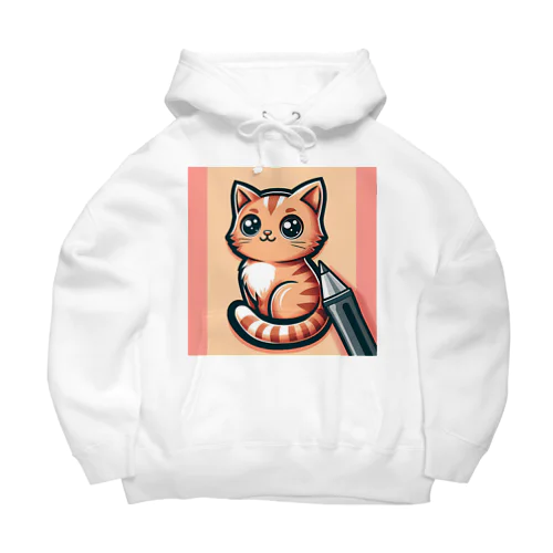 ねこニコばん Big Hoodie