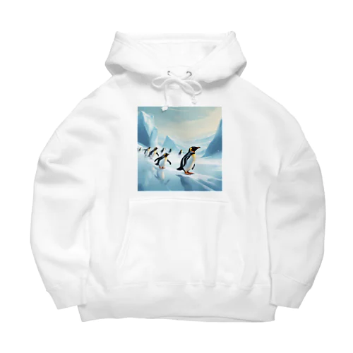 競争するペンギン達 Big Hoodie