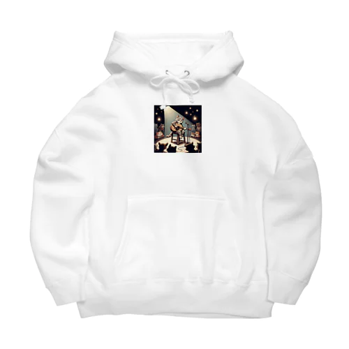 ネコのリサイタル Big Hoodie