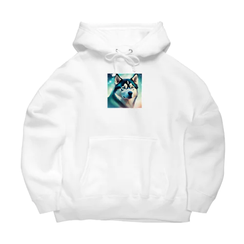 シベリアンハスキーグッズ Big Hoodie