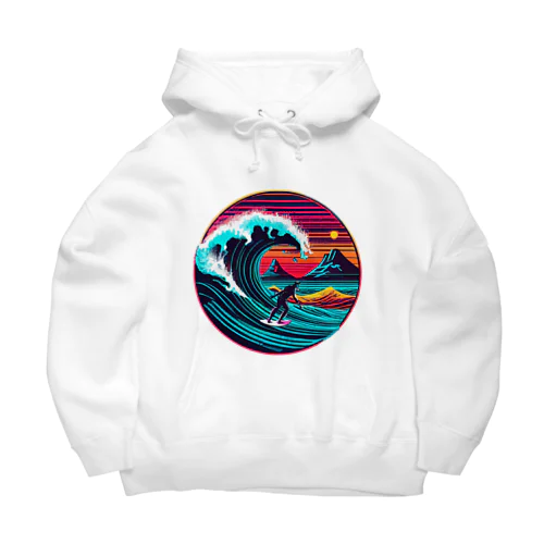 no  surfing no life Big Hoodie