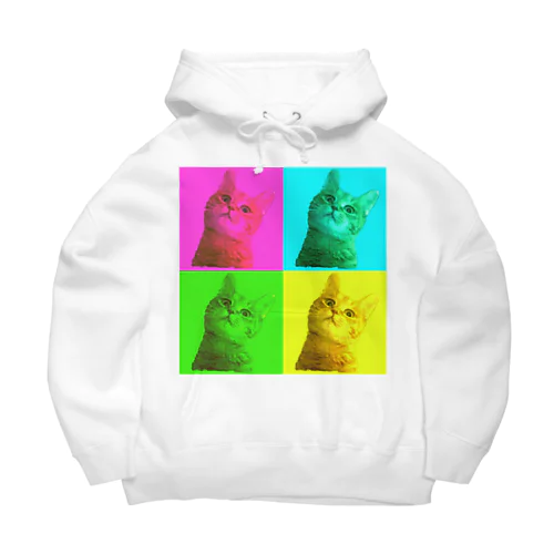 カラフルキャット Big Hoodie