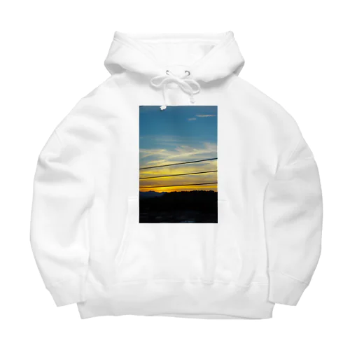 夕空グラデーション Big Hoodie