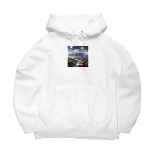 山の美しい風景　なでしこ1478 Big Hoodie