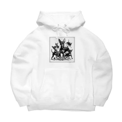 ミニチュア・ピンシャーの家族 Big Hoodie