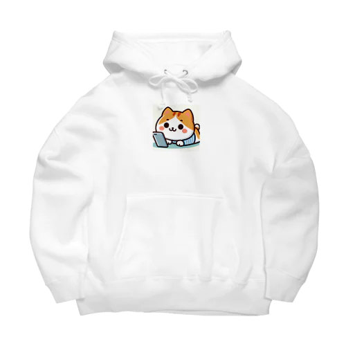 スマホ中毒だにゃあ Big Hoodie