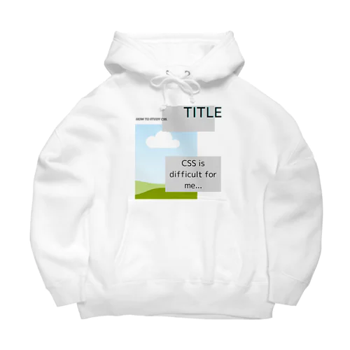 I got CSS! Big Hoodie