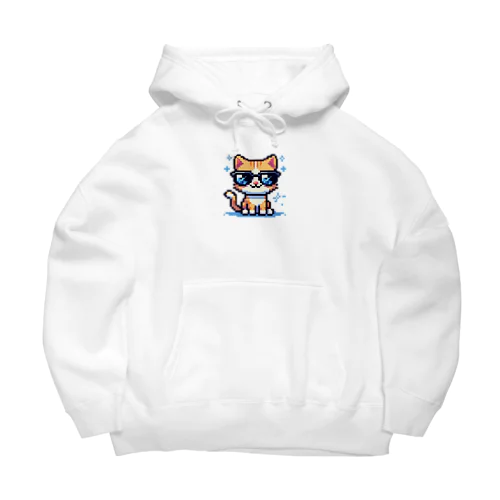 きらりんサングラスにゃんこ Big Hoodie