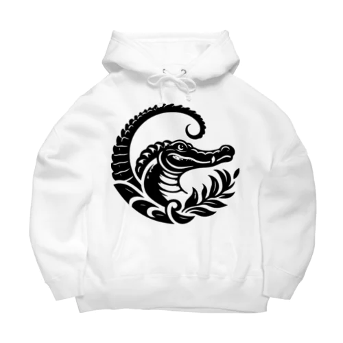 スタイリッシュワニ Big Hoodie