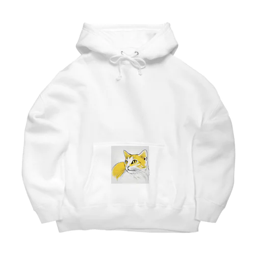 猫スケッチ　たまにゃん Big Hoodie