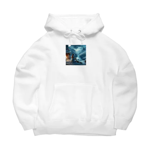 癒しの風景美女 Big Hoodie