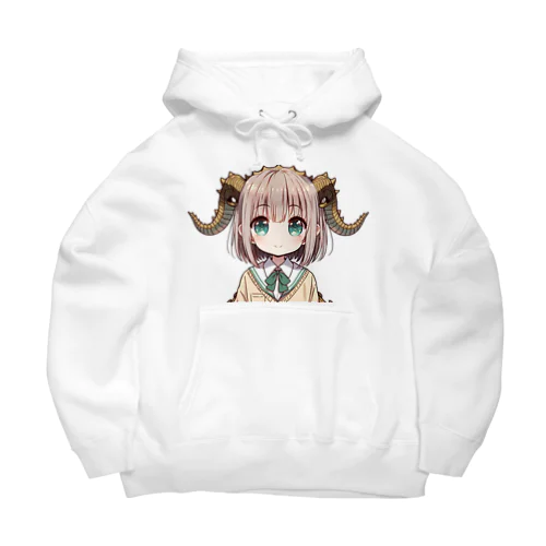 帝弼のドラゴンの女の子 １ Big Hoodie