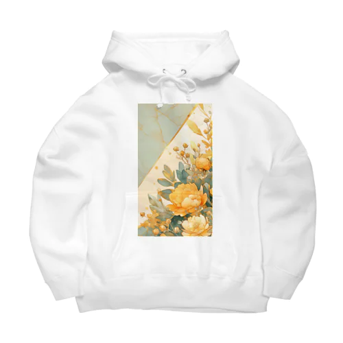 Lucky Flower Green Yellow Big Hoodie