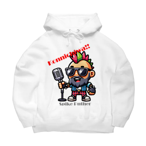 中年のパンクロッカー Big Hoodie