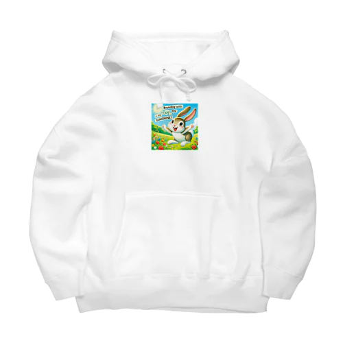 元気なウサギ Big Hoodie