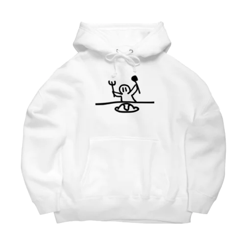 オムライスとコンセント君 Big Hoodie