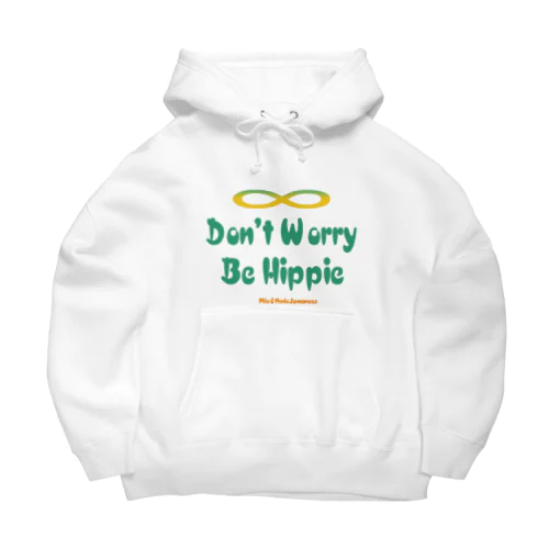 オリジナルロゴシリーズ　don't worry be hippie ビッグシルエットパーカー