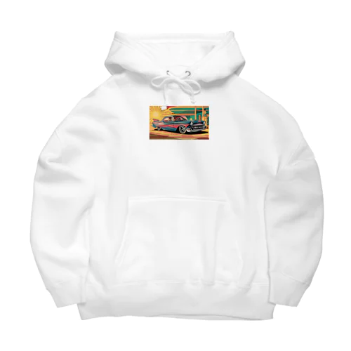 レトロな車 Big Hoodie