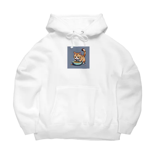 おしょくじねこ Big Hoodie