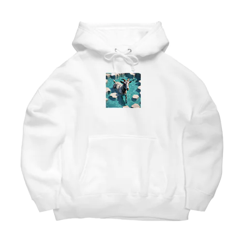 Water goat 2 Big Hoodie