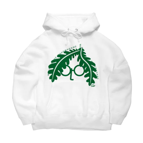 わけわかめ WAKEWAKAME L Big Hoodie