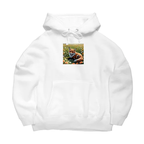 sleep　fox Big Hoodie