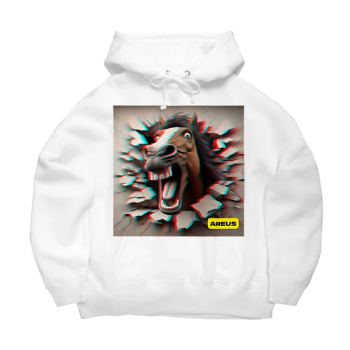 AREUS×3D Horse Big Hoodie