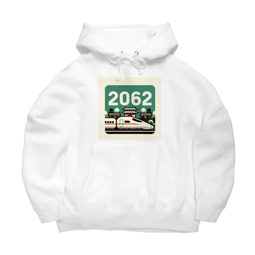 【2062】アート ビッグシルエットパーカー