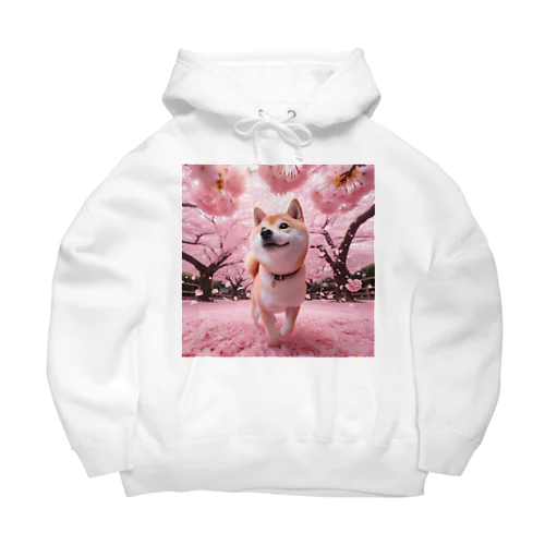 桜犬 Big Hoodie