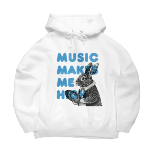 Music Makes Me High Big Hoodie