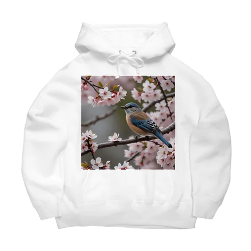 花見鳥 Big Hoodie