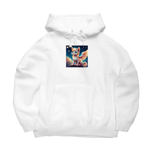 かわいいベガ猫のイラストグッズ Big Hoodie