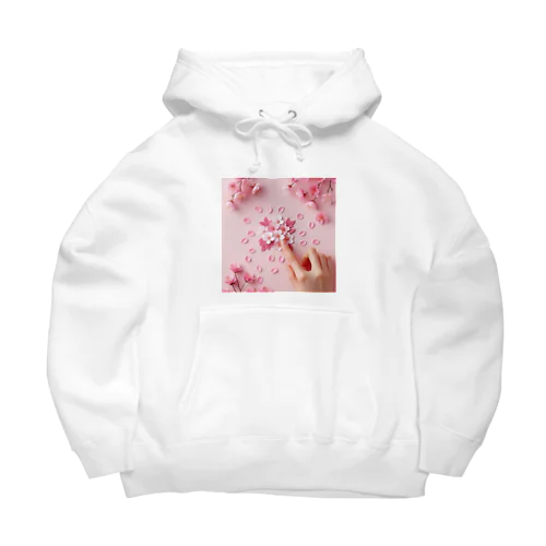 さくらの花びらで遊ぼう♪ Big Hoodie