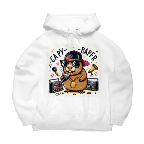 ラッパーになりたいカピバラ Big Hoodie