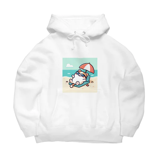 有給休暇をむさぼるネコ Big Hoodie