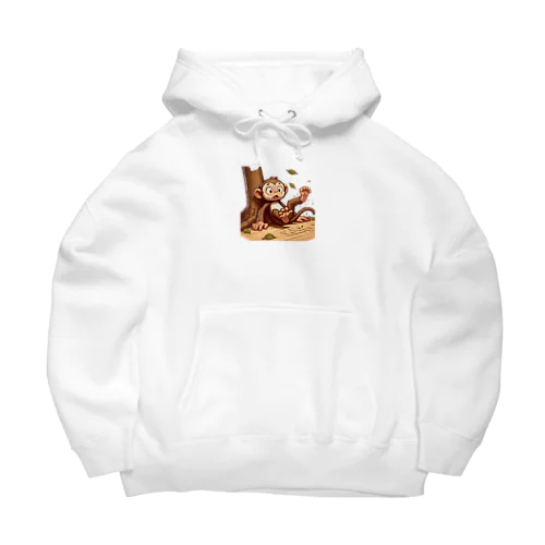 猿も木から落ちるB Big Hoodie