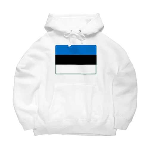 エストニアの国旗 Big Hoodie