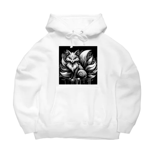 🦊モノトーン九尾🦊 Big Hoodie