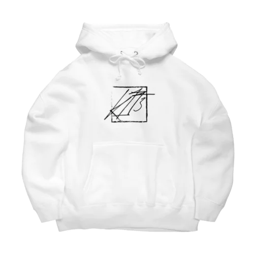 KIT3 Logo Goods (BLACK) Big Hoodie