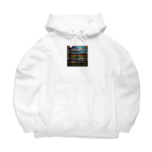 南米の湿地帯のステンドグラスpng Big Hoodie