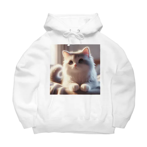 ねこニコばん Big Hoodie