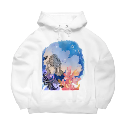 海の中のお姫様 Big Hoodie