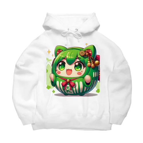 みどりこだるま Big Hoodie