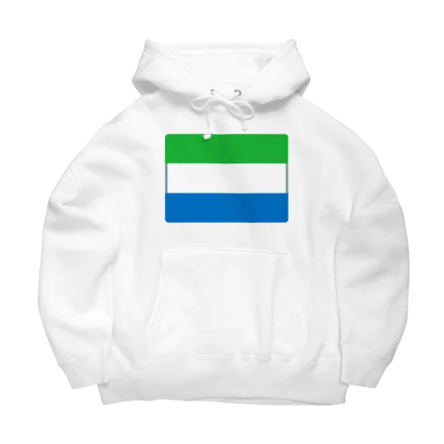 シエラレオネの国旗 Big Hoodie