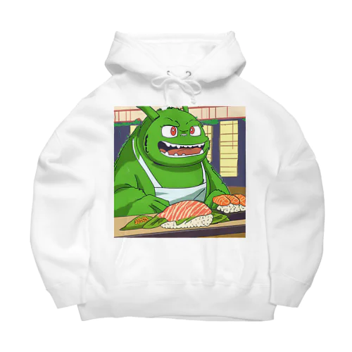 寿司職人を目指す緑の妖怪 Big Hoodie