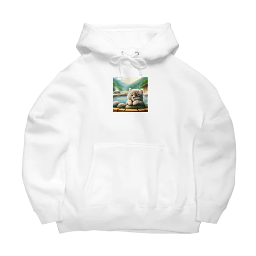 子猫の温泉旅行 Big Hoodie