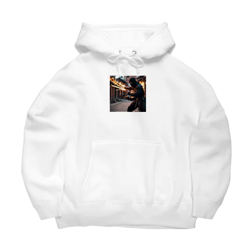 火遁を使う忍者 Big Hoodie